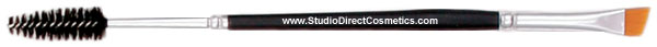 Studio Direct Cosmetics Dual Angled Liner & Spoolie Brush