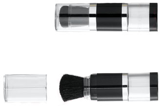 Mini Refillable Loose Powder Dispensing Brush w Cap