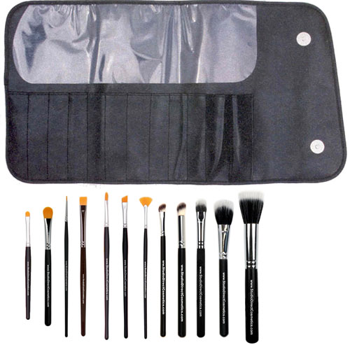 Click to Enlarge Studio Direct Cosmetics Professional 12 Piece Synthetic Brush Set