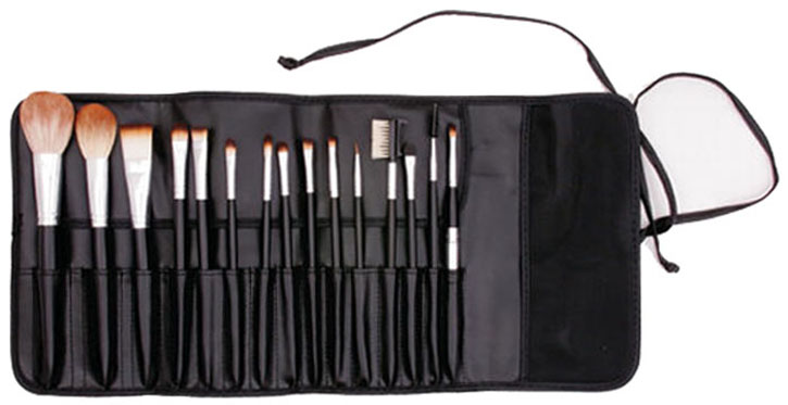 Studio Direct Cosmetics Soft Taklon Professional 15 Piece Brush Set