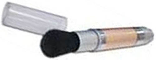 Studio Direct Empty Silver Refillable Loose Powder Dispensing Brush w Cap