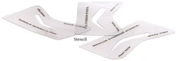 Click to Enlarge Studio Direct Brow Stencil Kit Photo