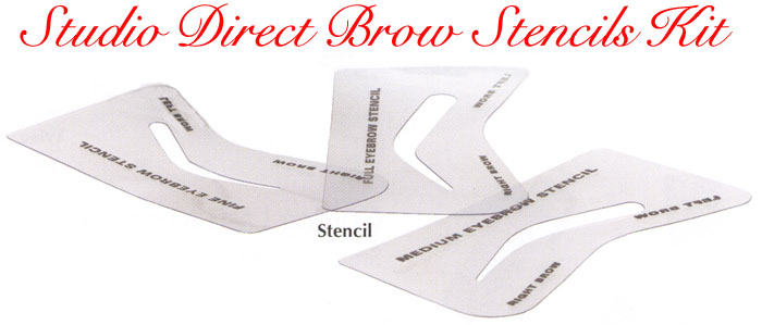 Studio Direct Cosmetics Brow Stencil Kit