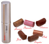 Click to Enlarge Studio Direct Cosmetics Sparkling Shimmering Cheek Glisten Color Selection Chart
