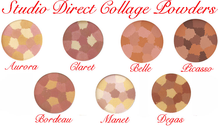 Studio Direct Soft & Silky Collage Powder Compacts
