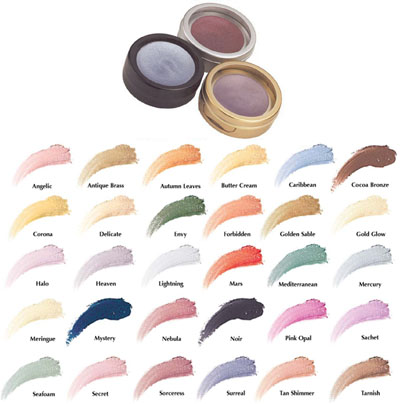 Click to Enlarge Studio Direct Luminescent Cream Eye Shadow Color Selection Chart