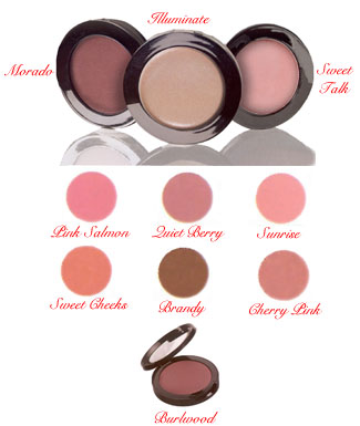 Click to Enlarge Studio Direct Cosmetics Silky Creme to Powder Blush Color Selection Chart