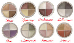 Click to Enlarge Studio Direct Luminescent Cream Eye Shadow Palette Color Selection Chart
