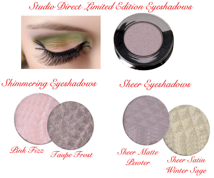 Studio Direct Limited Edition Eyeshadows