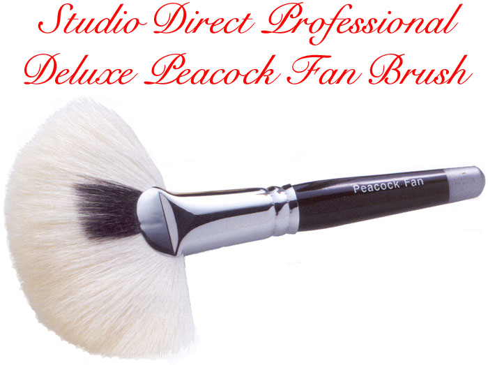 Studio Direct Professional Deluxe Peacock Fan Brush