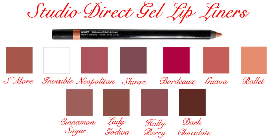 Studio Direct Gel Lip Liner Pencils