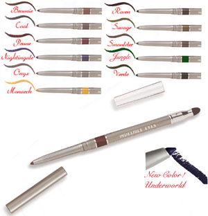 Click to Enlarge Studio Direct Indelible Eye Liner Color Selection Chart