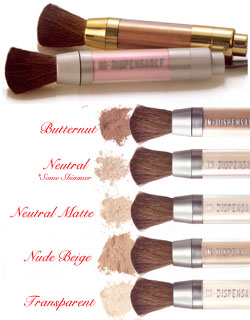 Click to Enlarge Studio Direct Refillable Dispensing Brush w Triple Milled Micro Fine Loose Powder Color Selection Chart