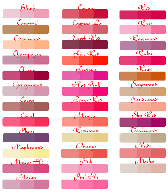 Lip Ink Professional Series Classic Lip Colors