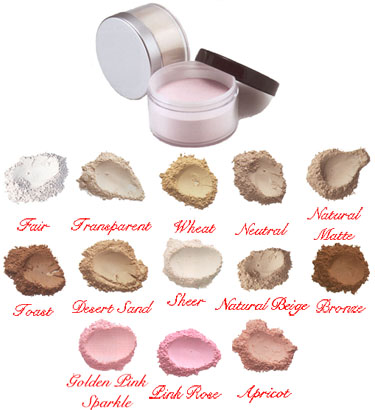 Click to Enlarge Studio Direct Micro-Fine Soft & Silky Loose Setting Powders Color Selection Chart