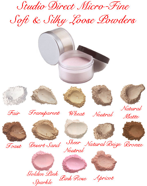 Micro-Fine Soft & Silky Loose Cosmetic Makeup Powders