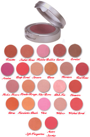 Click to Enlarge Studio Direct Cosmetics Ultra Satin Powder Blush Color Selection Chart