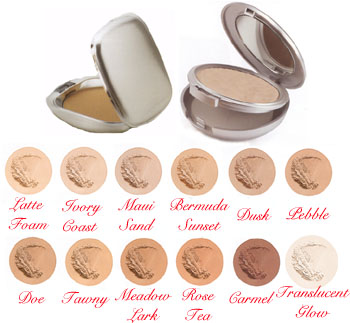 Click to Enlarge Studio Direct Oil Free Shine Absorbing Powder Compact Color Selection Chart