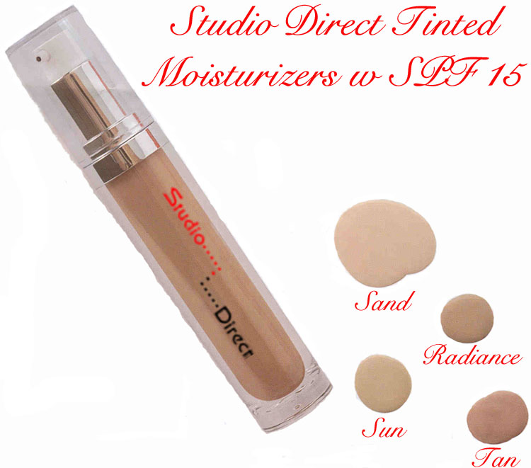 Studio Direct Cosmetics Tinted Moisturizers w SPF 15