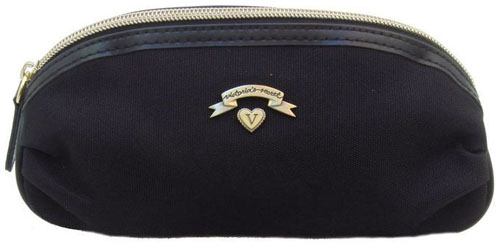 Click to Enlarge Victoria's Secret Love Spell Black Cosmetic Makeup Bag