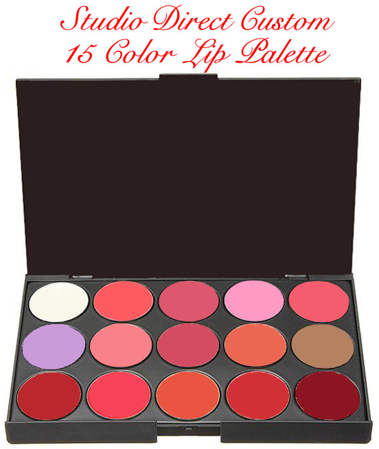 Studio Direct 15 Color Lip Gloss Palette