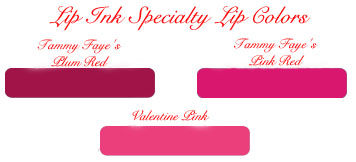 Lip Ink Specialty Lip Color Selection Chart
