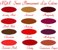 Click to Enlarge NYX Semi Permanent Lip Colors