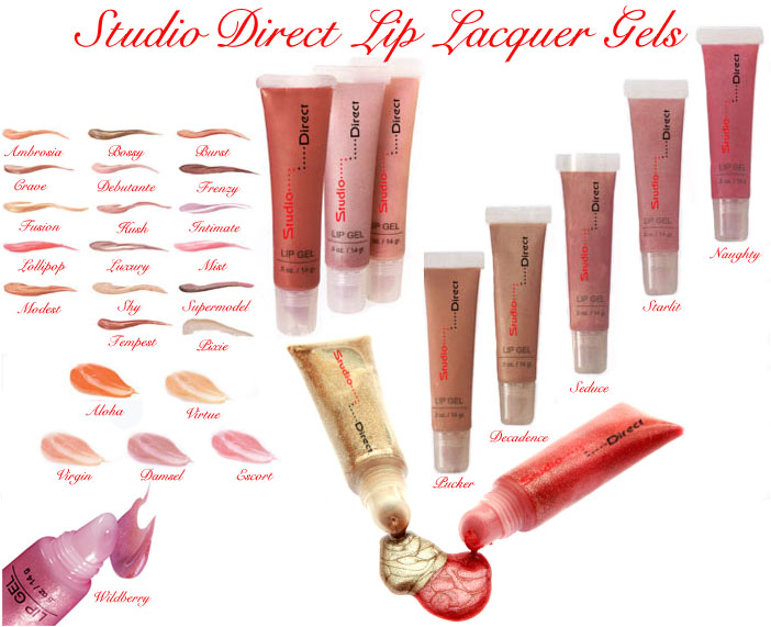 Studio Direct Cosmetics Lip Lacquer Gels