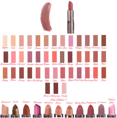 Please Click to Enlarge Studio Direct Micro Bubble Lipstick Color Selection Chart