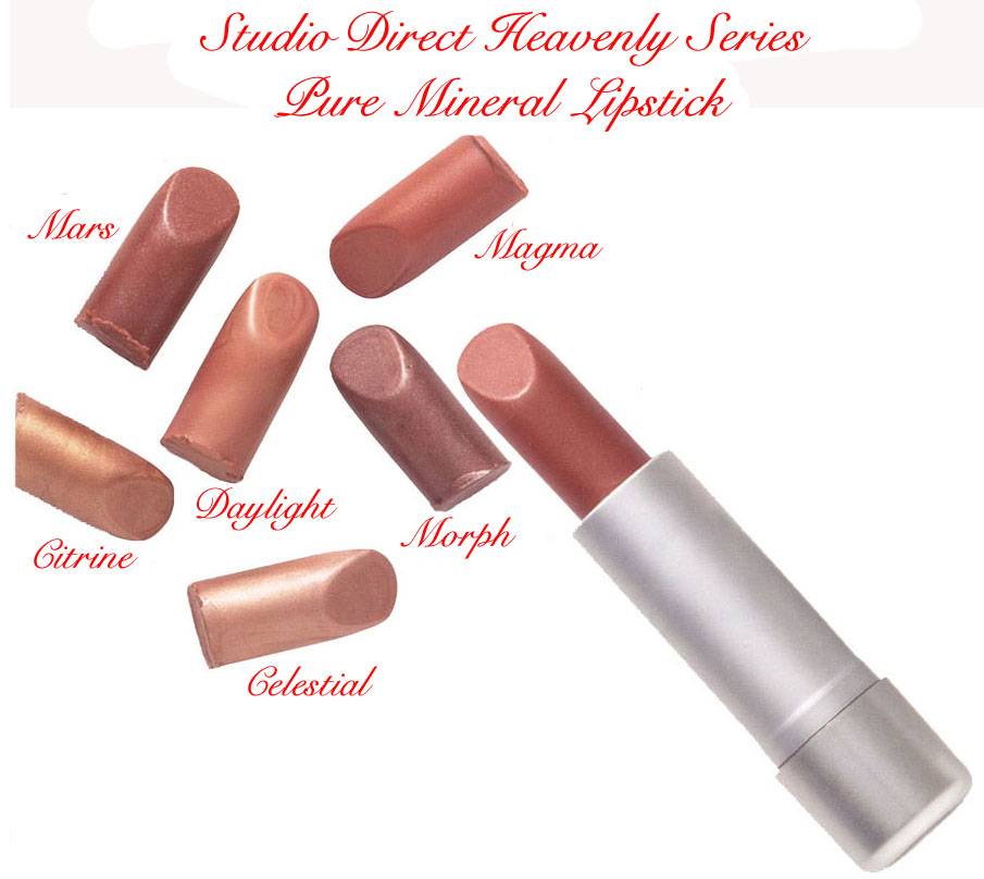 Studio Direct Cosmetics Heavenly Series Pure Mineral Lipsticks