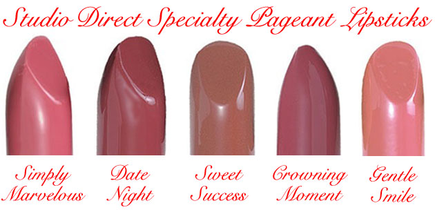Studio Direct Cosmetics Specialty Pageant Lipsticks
