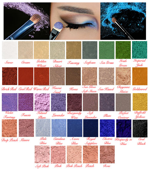 Studio Direct Loose Mineral Makeup Matte Eyeshadows & Eye Liners