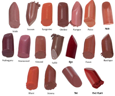 Studio Direct Long Lasting Lush Creme Lipstick Color Selection Chart