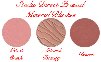 Pressed Bare Mineral Blush Velvet Crush & Desert & Natural Beauty