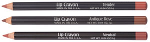 Click to Enlarge Studio Direct Limited Edition Lip Crayons Color Selection Chart