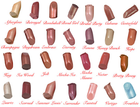Studio Direct Pearl Lipstick Color Selection Chart