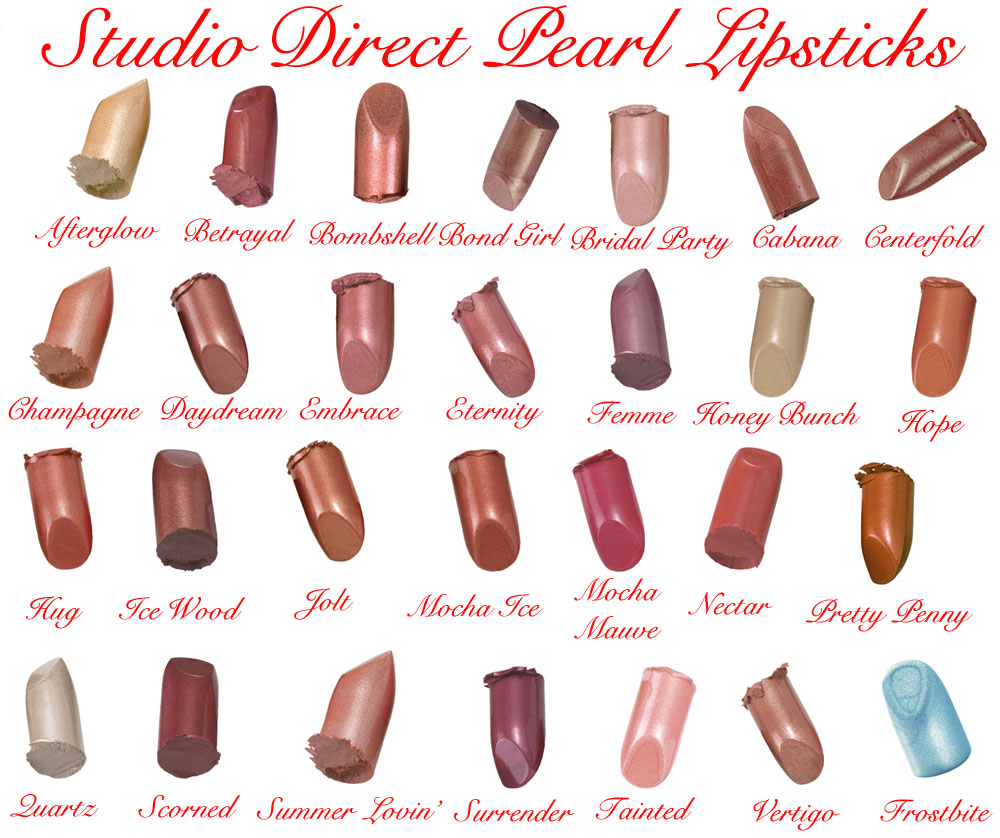 Studio Direct Pearl Lipsticks