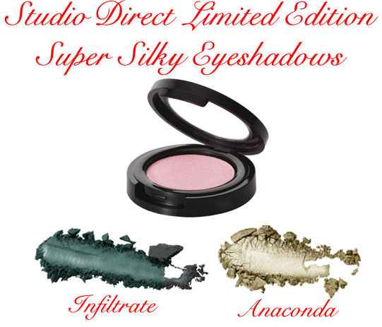 Studio Direct Limited Edition Super Silky EyeShadows Color Selection Chart